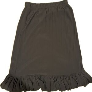 LOFT Black Maxi Skirt